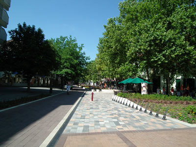 Békéscsaba, Fußgängerzone