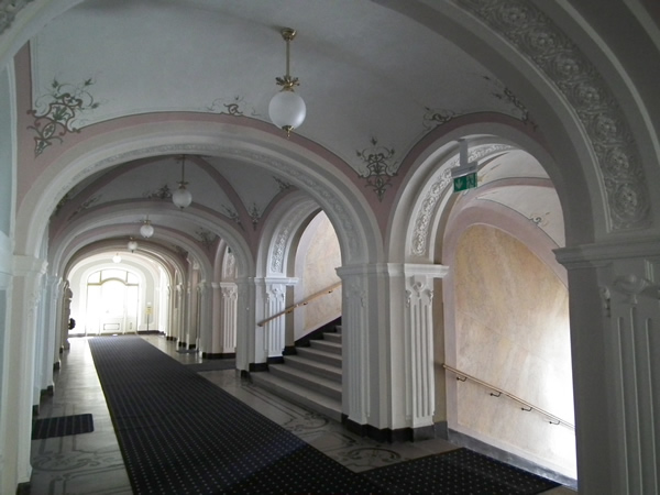 Rathaus zu Györ: Treppenhaus