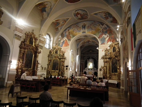 Máriagyüd, Wallfahrtskirche: Innenansicht