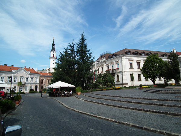 Veszprém: Altstadt-Platz gegen Norden